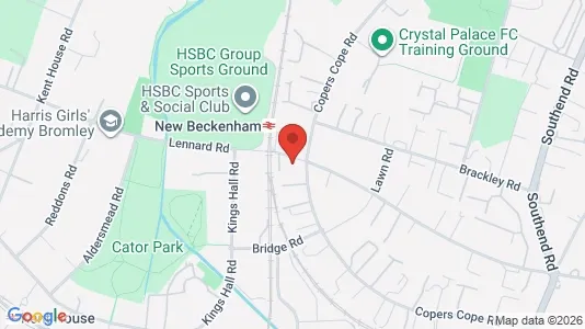 Apartments for rent i Beckenham - Kent - kort over placeringen