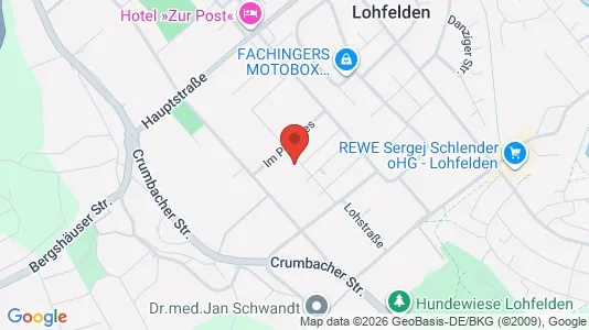 Apartments for rent i Kassel - kort over placeringen