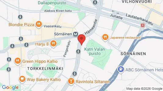 Apartments for rent i Helsinki Keskinen - kort over placeringen