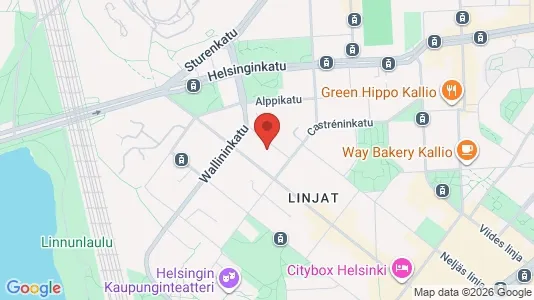 Apartments for rent i Helsinki Keskinen - kort over placeringen