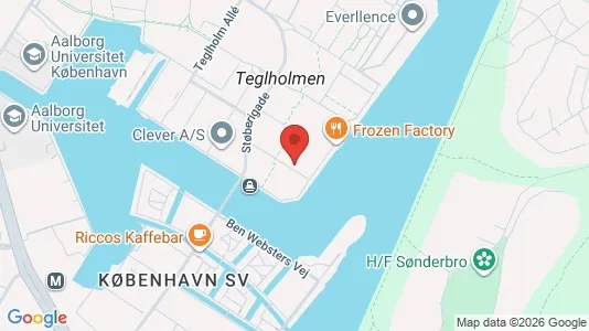 Apartments for rent i Copenhagen SV - kort over placeringen