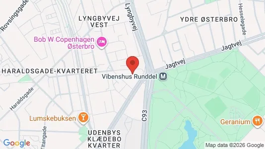 Apartments for rent i Østerbro - kort over placeringen