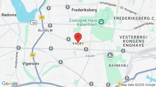 Apartments for rent i Valby - kort over placeringen