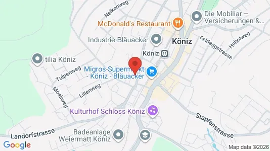 Apartments for rent i Bern-Mittelland - kort over placeringen