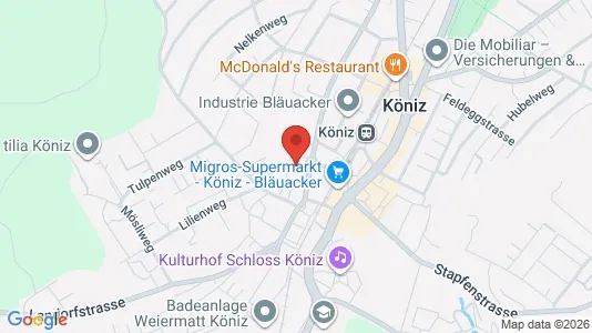 Apartments for rent i Bern-Mittelland - kort over placeringen