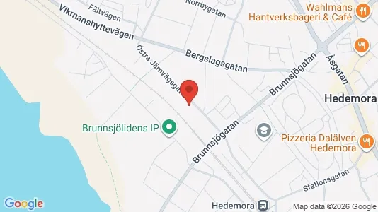 Apartments for rent i Hedemora - kort over placeringen
