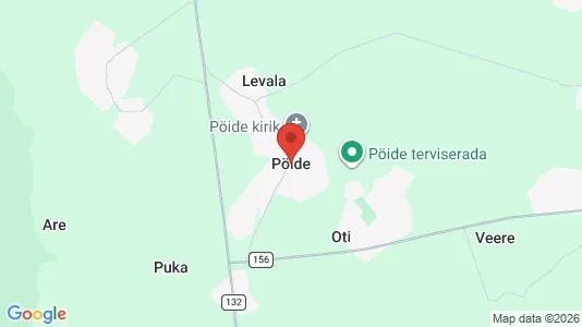 Apartments for rent i Pöide - kort over placeringen
