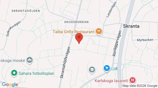 Rooms for rent i Karlskoga - kort over placeringen