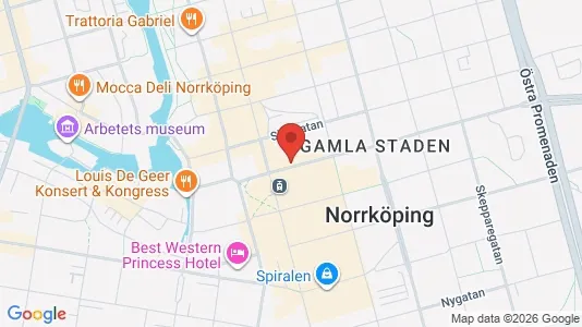 Apartments for rent i Norrköping - kort over placeringen