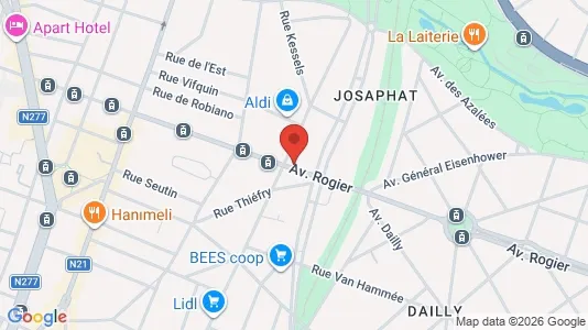 Apartments for rent i Brussels Schaarbeek - kort over placeringen