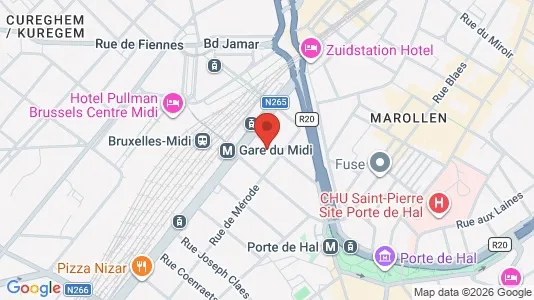 Apartments for rent i Stad Brussel - kort over placeringen
