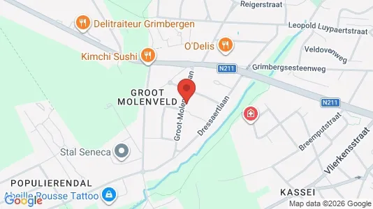 Apartments for rent i Grimbergen - kort over placeringen