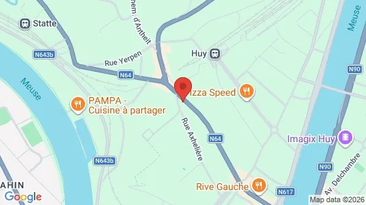 Apartments for rent i Hoei - kort over placeringen