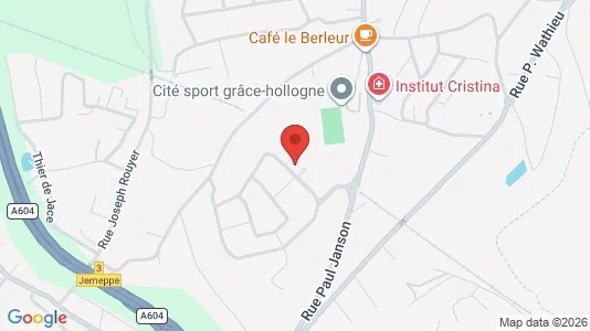 Apartments for rent i Grâce-Hollogne - kort over placeringen