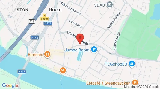 Apartments for rent i Boom - kort over placeringen