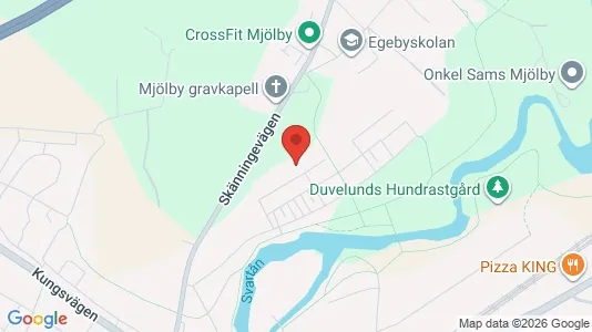Apartments for rent i Mjölby - kort over placeringen