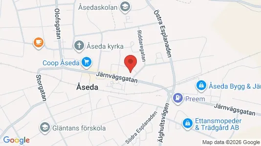 Apartments for rent i Uppvidinge - kort over placeringen