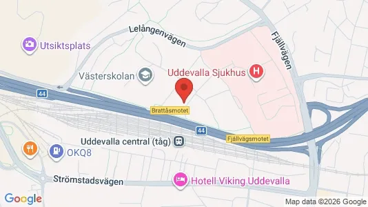 Apartments for rent i Uddevalla - kort over placeringen