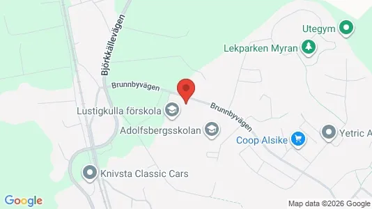 Apartments for rent i Knivsta - kort over placeringen