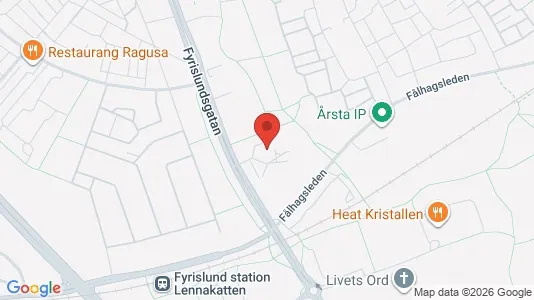 Apartments for rent i Uppsala - kort over placeringen