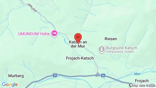 Apartments for rent i Teufenbach-Katsch - kort over placeringen