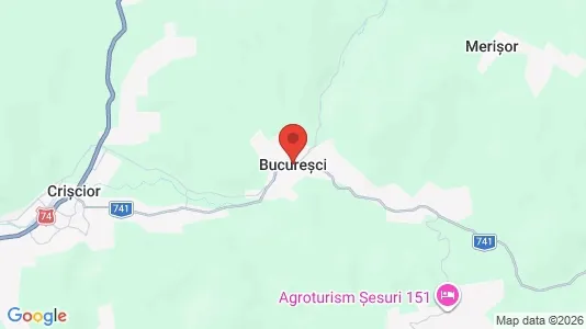 Apartments for rent i Bucureşci - kort over placeringen
