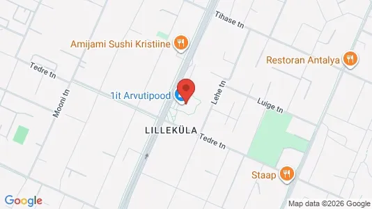 Apartments for rent i Tallinn Kesklinna - kort over placeringen