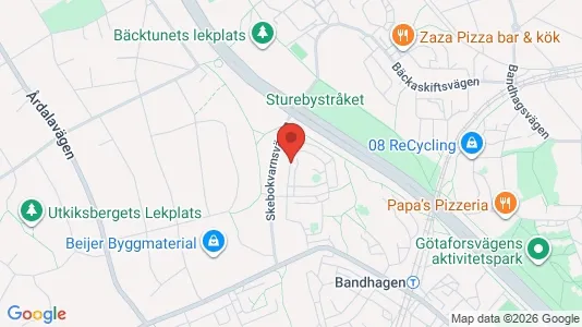 Apartments for rent i Stockholm South - kort over placeringen