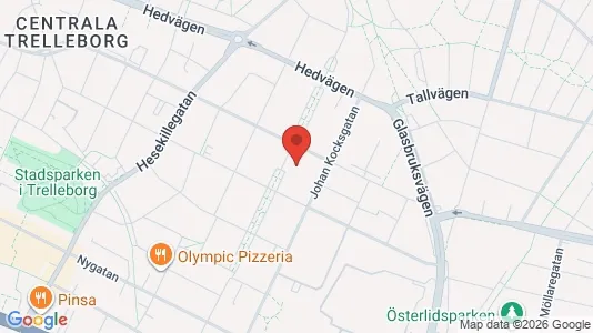 Apartments for rent i Trelleborg - kort over placeringen