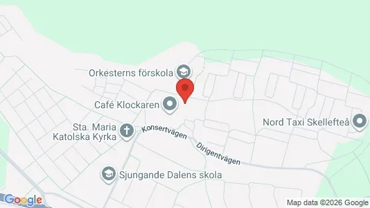 Apartments for rent i Skellefteå - kort over placeringen