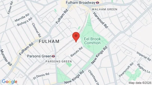 Apartments for rent i London SW6 - kort over placeringen