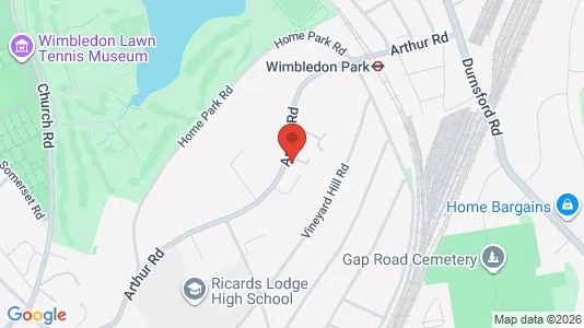 Apartments for rent i London SW19 - kort over placeringen
