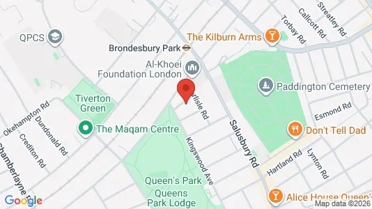 Apartments for rent i London NW6 - kort over placeringen