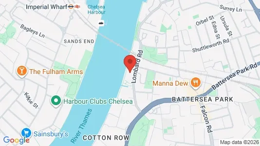 Apartments for rent i London SW11 - kort over placeringen