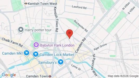 Apartments for rent i London NW1 - kort over placeringen
