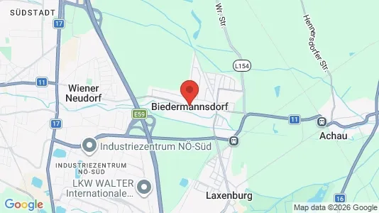 Apartments for rent i Biedermannsdorf - kort over placeringen