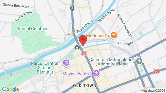Apartments for rent i Cluj-Napoca - kort over placeringen