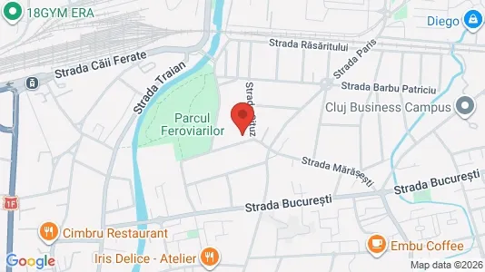 Apartments for rent i Cluj-Napoca - kort over placeringen