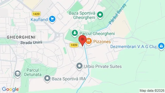 Apartments for rent i Cluj-Napoca - kort over placeringen