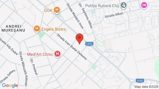 Apartments for rent i Cluj-Napoca - kort over placeringen