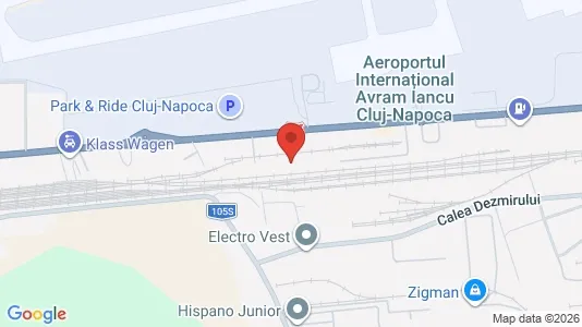 Apartments for rent i Cluj-Napoca - kort over placeringen