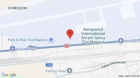 Apartments for rent i Cluj-Napoca - kort over placeringen