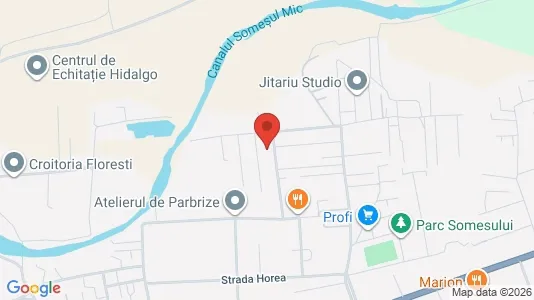 Apartments for rent i Floreşti - kort over placeringen