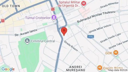 Apartments for rent i Cluj-Napoca - kort over placeringen