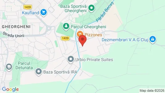 Apartments for rent i Cluj-Napoca - kort over placeringen