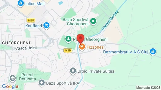 Apartments for rent i Cluj-Napoca - kort over placeringen