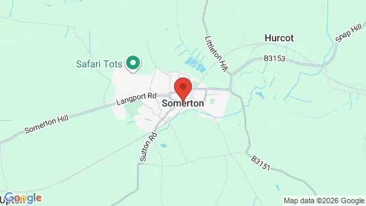 Houses for rent i Somerton - Somerset - kort over placeringen