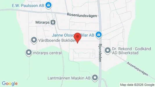 Apartments for rent i Helsingborg - kort over placeringen