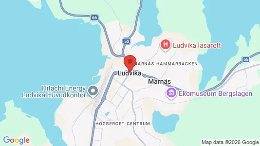 Houses for rent i Ludvika - kort over placeringen
