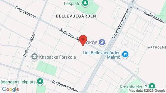 Apartments for rent i Limhamn/Bunkeflo - kort over placeringen